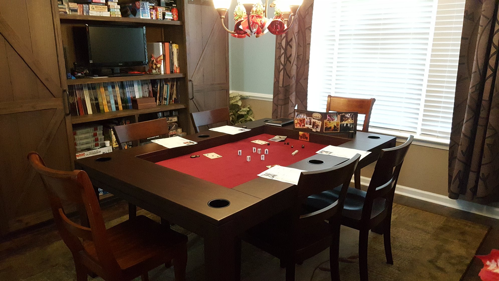 Dining Table Top Off Cherry Finish Savage Worlds - Carolina Game Tabels