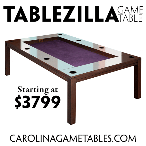 psychology Instrument forgiven Tablezilla Game Table by Carolina Game Tables