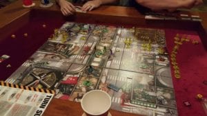Zombicide on a Dining Room Table by Carolina Game Tables