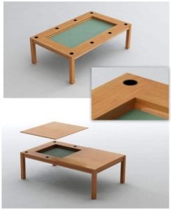 Tablezilla Game Table: Add 8 Cup Holders for $200!