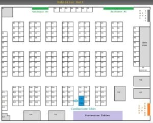 Find Carolina Game Tables at Con Nooga 2017! Booth J12 & J13, close to concessions and gaming!