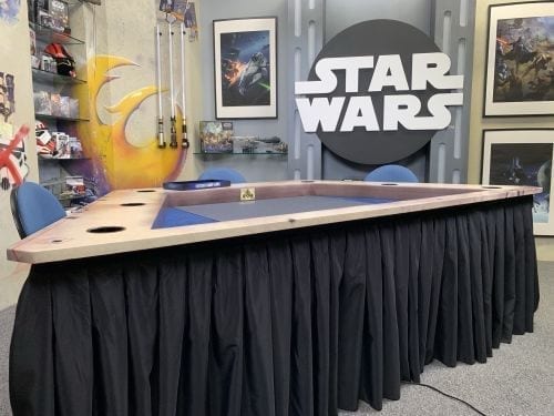 Fantasy Flight Game's Streamer Table Setup for Star Wars Legion