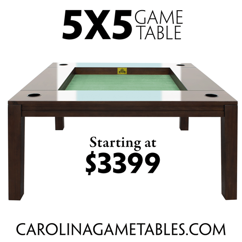 2023 5x5 Table Animated Carolina Game Tables