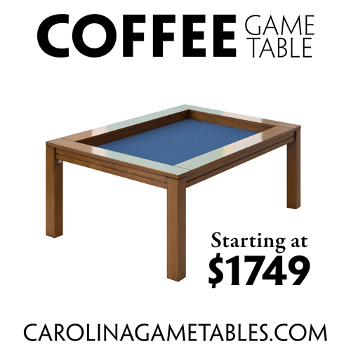 2023 Coffee Table Animated Carolina Game Tables