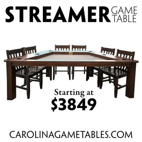 2023 Streamer Table Animated Carolina Game Tables